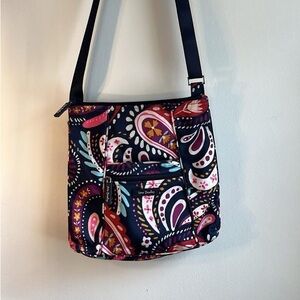 Vera Bradley Painted Paisley Crossbody Purse WITH EXTRAS!
